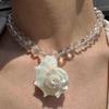 Authentic Conch Shell Jewelry for Outfits Artistics Beach Necklace Portable Casual Accessory