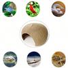 1Pc Reptile Vines Plants With Coconut Shell Ladder Hideout Hermit Crab Decor For Bearded Dragon Lizard Chameleon Tortoise Snake
