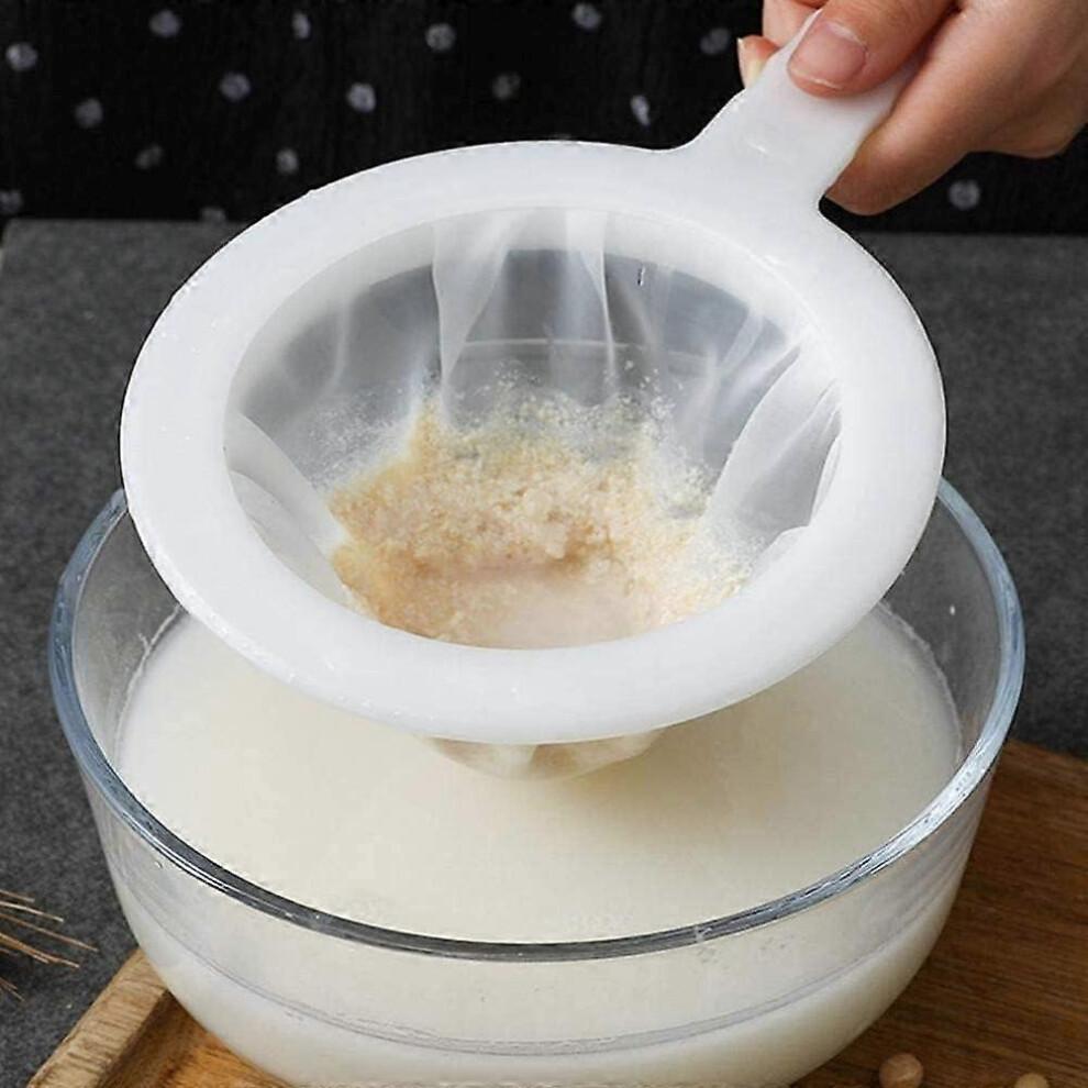 1-Piece Ultra-Fine Nylon Mesh Strainer, 100-Micron Food-Grade Sieve