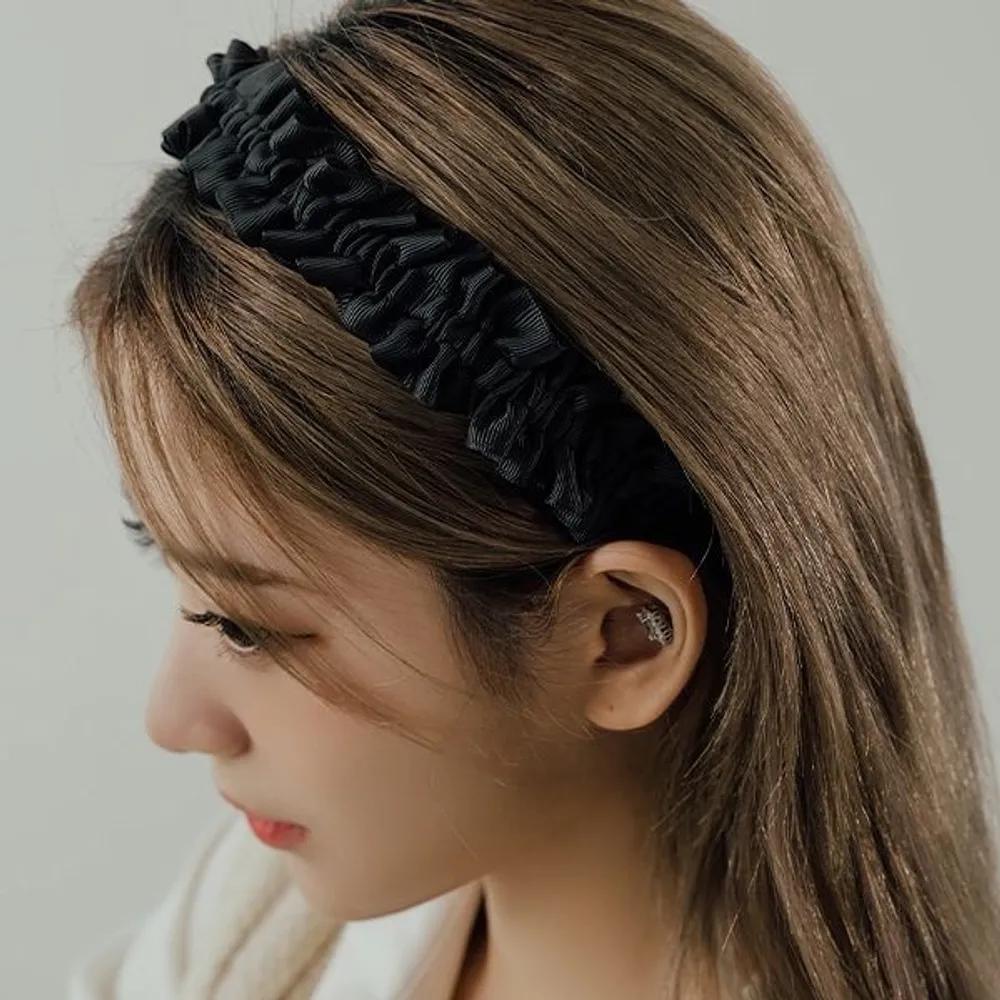 May Shirring Headband (21HB021) Ivory
