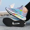 Feidian 4C Carbon Board Running Shoes Popcorn High-quality Running Shoes Luminous Casual Shoes Men's and Women's Sports Shoes Ultra-light and Breatha