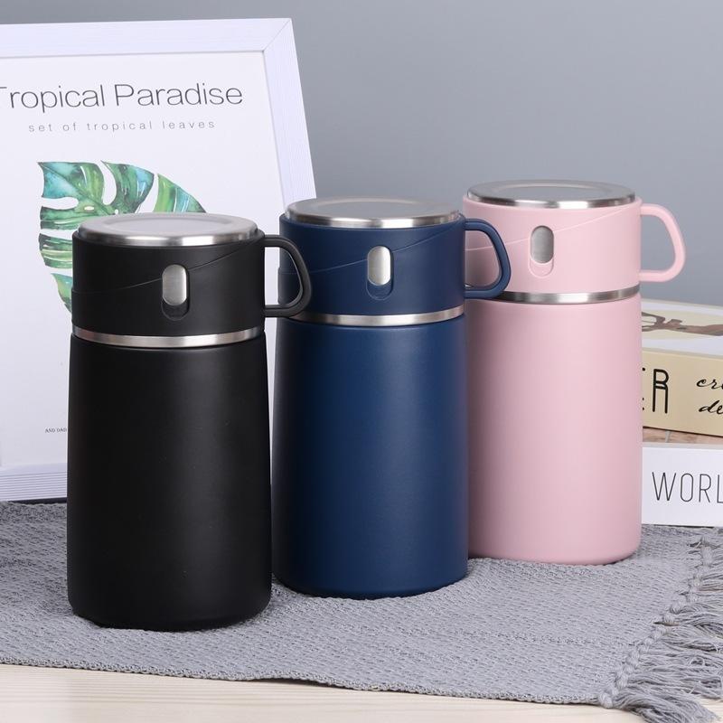800ml 316 Stainless Steel Vacuum Flask Gift Set Custom Logo Printing Christmas New Year Corporate Present