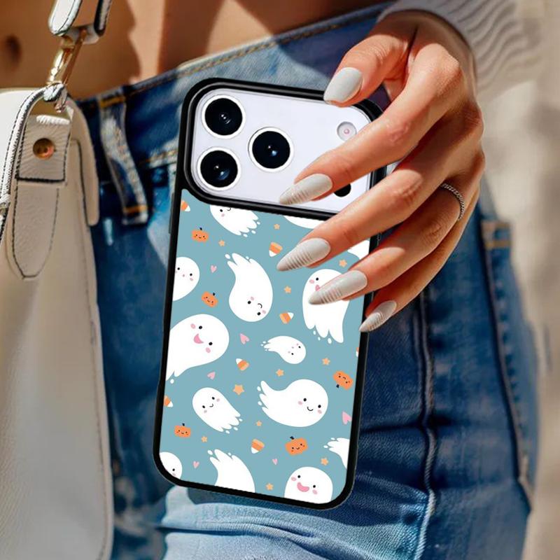 BOO Halloween Ghosts Phone Case For iPhone 17 Air 14 15 13 12 Max Cover For Apple 14 15 16 16e 11 Pro Max Plus Coque