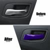 Purple Car Interior Door Handle Trim Cover Decor Shell for Dodge Charger 2011-25