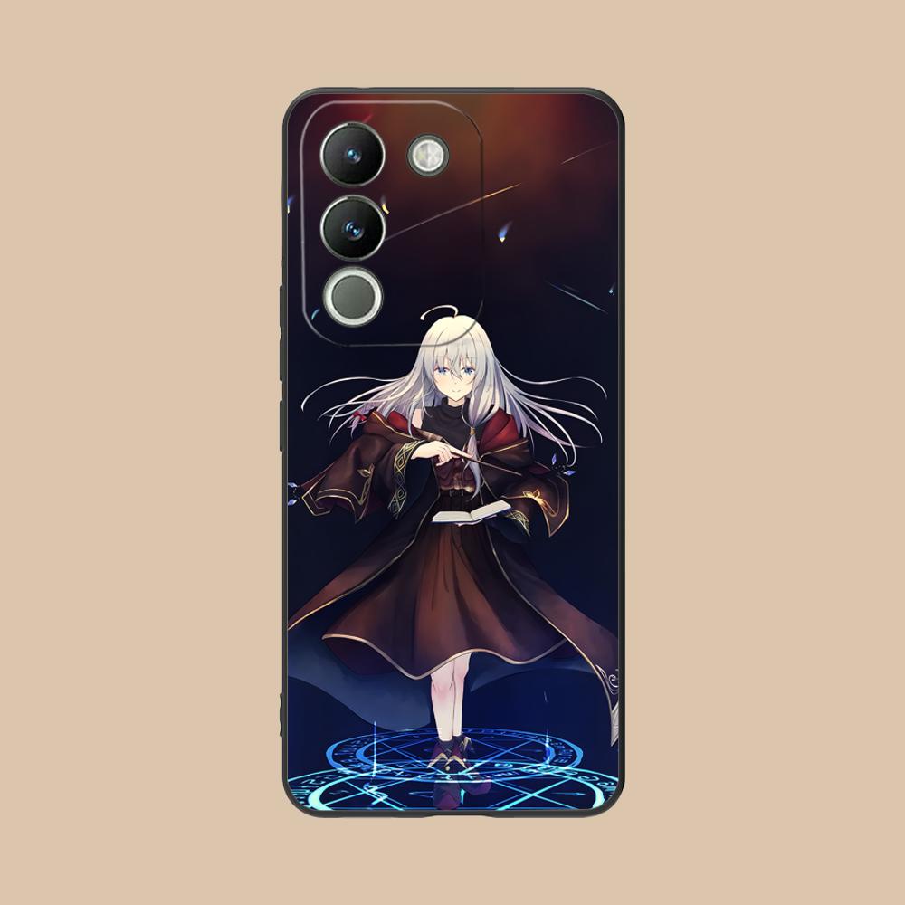 Wandering Witch Elaina Matte TPU Mobile Phone Case for VIVO V60 V50 V40 V30 V29 V27 V25 V23 Pro Lite 5G Colorful Printing Cover