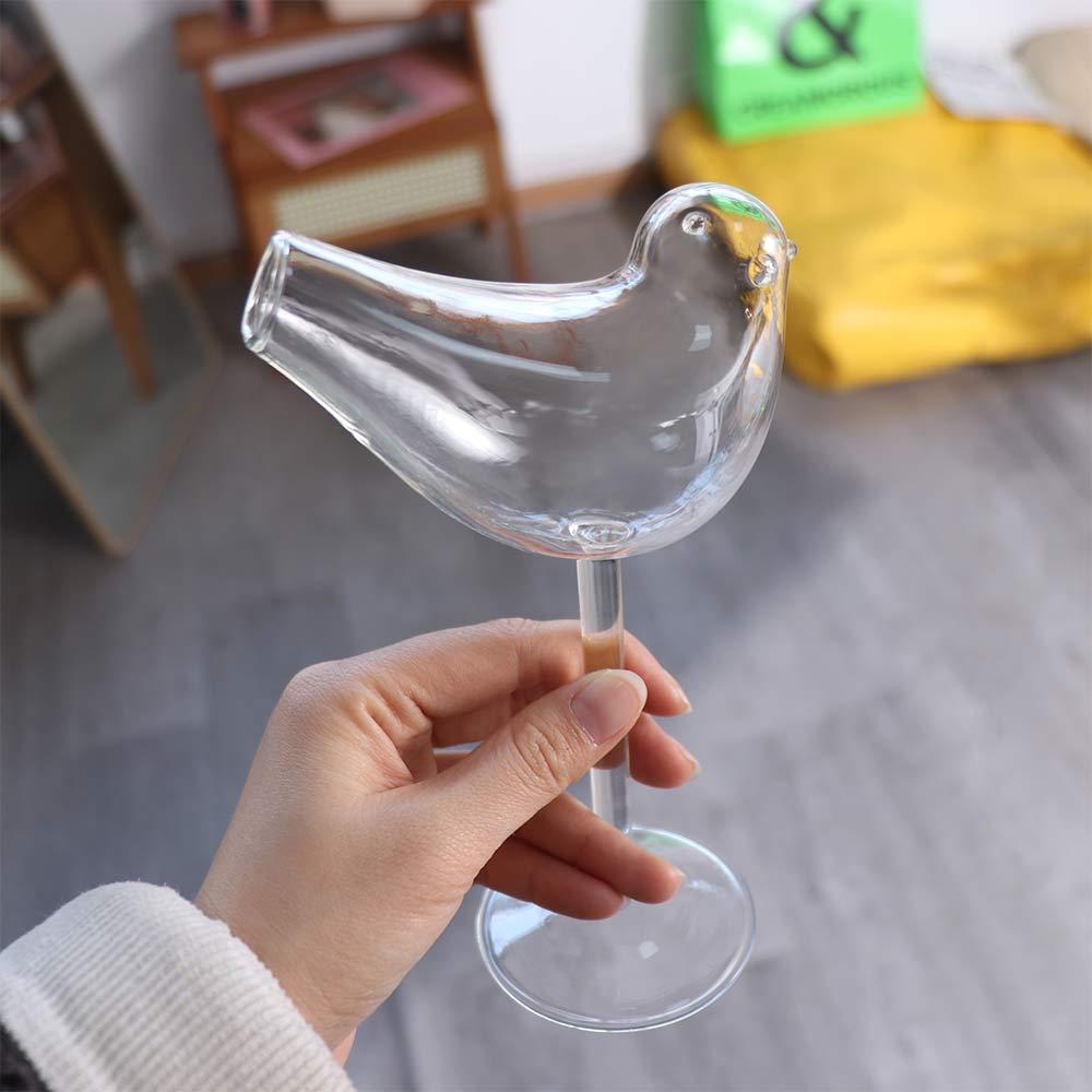 Juice Cup Bird Shaped Goblet Creative Wine Glasses Molecular Gastronomy Glass Cup Home