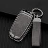 Zinc Alloy Leather Car Key Case For Hyundai Solaris Hb20 I30 Veloster Sr Ix35 Elantra Accent For Kia Sportage K5 Rio Sportage K2