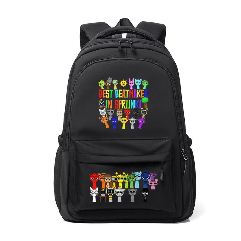 Hot Sale Junior High School High School Students Large Capacity Backpack Cartoon Peripheral School Bag College Style Campus Leisure Backpack