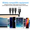 3 In 1 Micro USB Type C Fast Charging Cable Quick Charge MultiPort Micro Cable For iPhone 16 15 14 XS Xiaomi Samsung USB C Cable