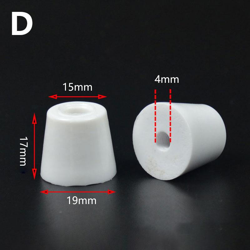 10Pcs Anti Slip Furniture Legs Feet Pads for Cabinet Bed Table White Conical Rubber Shock Pad Floor Protector Furniture Parts