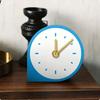 Minimalist Desktop Clock Modern Analog Desk Clock Home Decor Compact Sparse Markers for Bedside Table, Living Room
