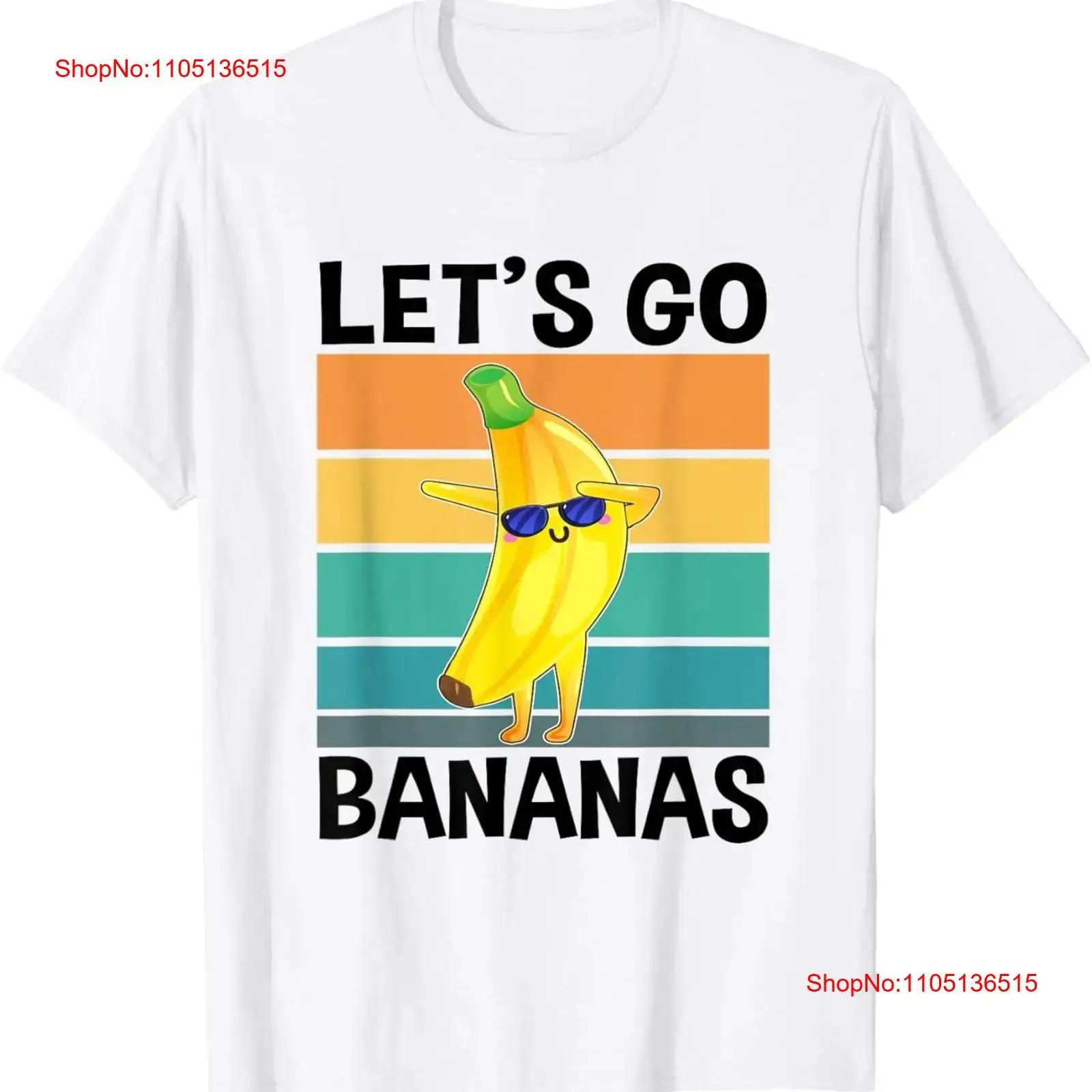 Banana T Shirt Kids s Lets Go Bananas Boys Girls  vintage Washed Comfortable Breathable streetwear graphic Versatile Soft S