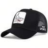 Women Shark Patch Embroidery Baseball Net Caps Spring Summer Outdoor Use Sunscreen Hat Adjustable Casual Trucker Hats For Men And