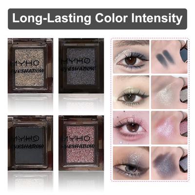 Single Color Matte Eyeshadow Matte Shimmery Long Lasting Waterproof Smudge-proof High Pigment Eye Shadow Palette
