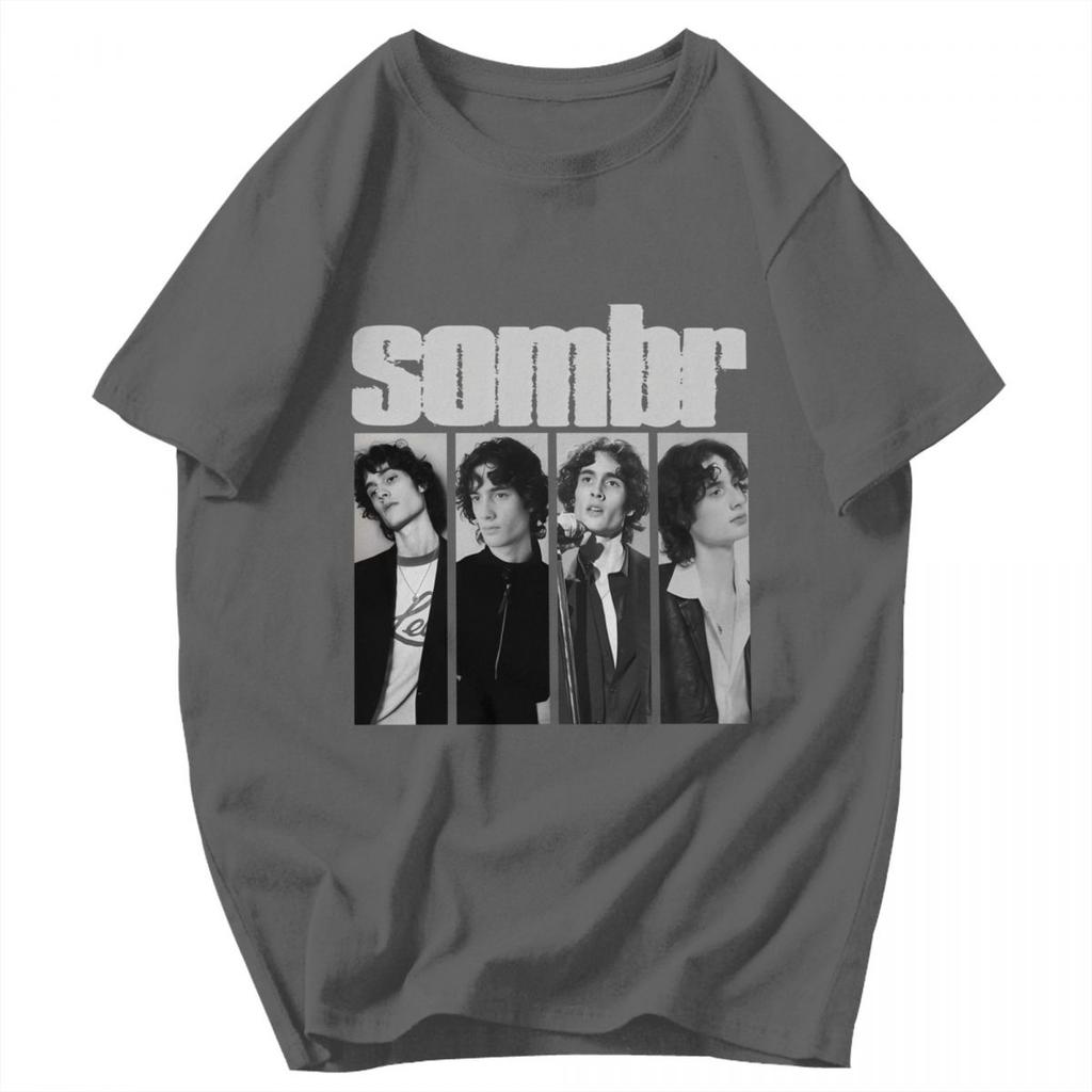 Men T Shirt Sombr Trending Pops Y2K Graphic Oneck Unisex Tops T Shirts