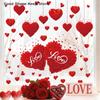 Valentine's Day Festive Party Atmosphere Decorations For Heart Shaped Wall Window Stickers Home Party Shop Restaurant