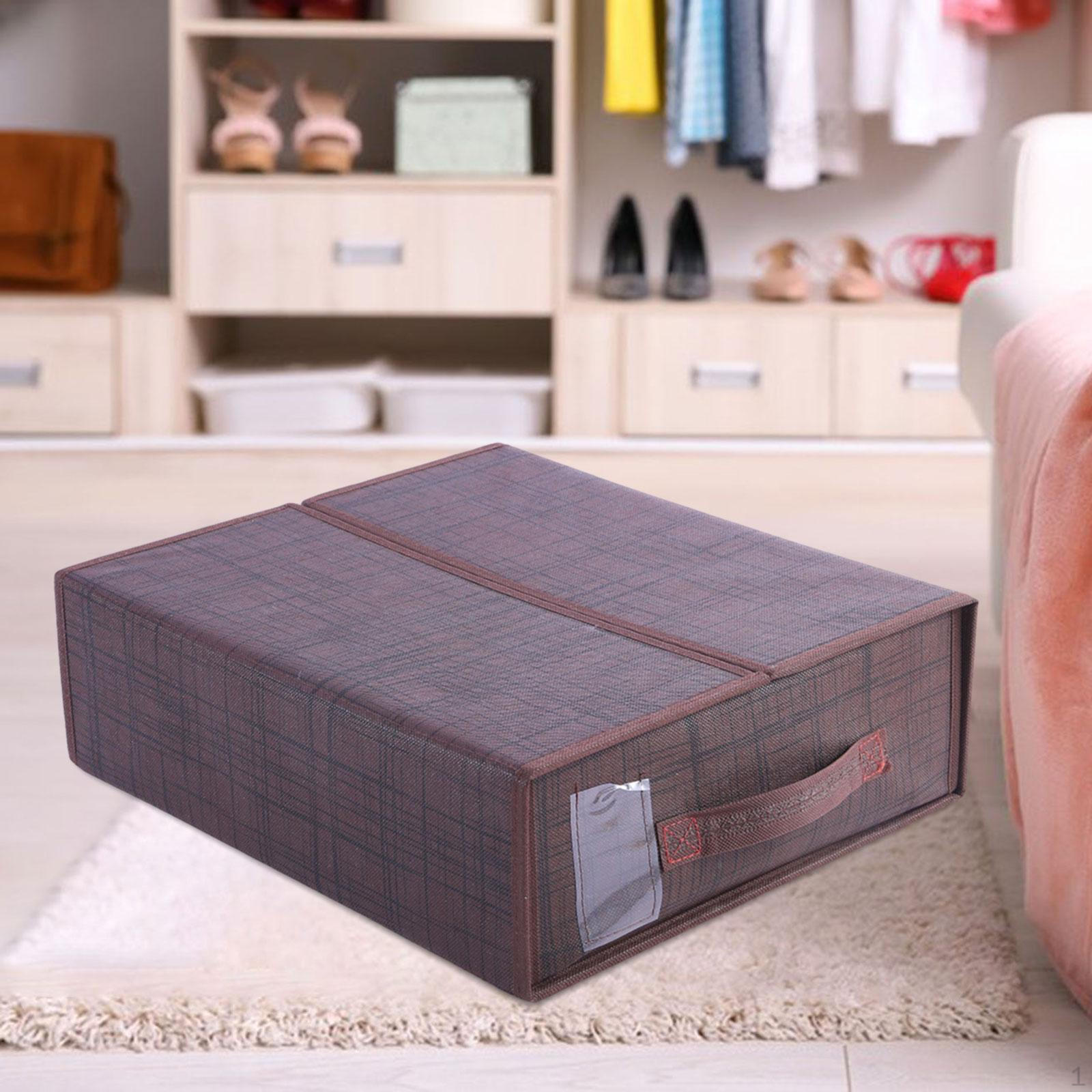 

Решение для хранения постельного белья с усиленной конструкцией кофейный