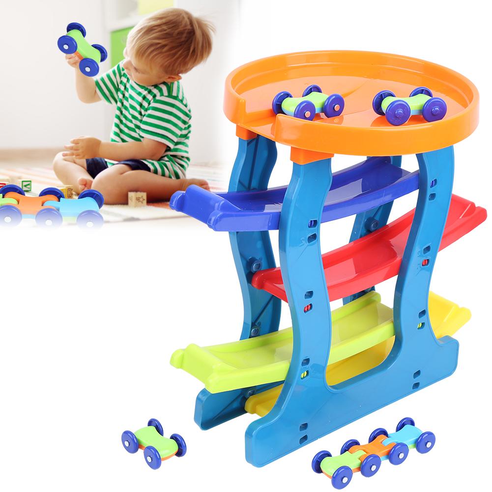 Car Track Toys Assembly Children Kid Toddler Educational Track Car Toy Game