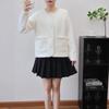 Imitation Mink Velvet Knitted Cardigan Autumn and Winter New Nail Bead Soft Waxy Temperament Sweater Jacket Women