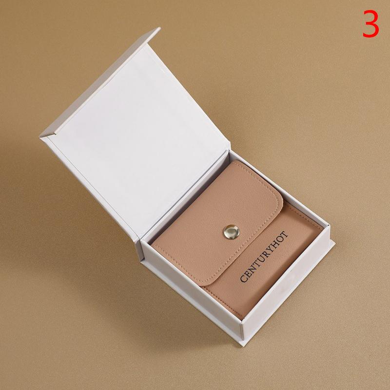 

Pu Leahter Packaging Bag Set Flip-Top Paper Jewelry Box Necklace Bracelet Earrings Storage Gift Box High-End Jewelry Organizer