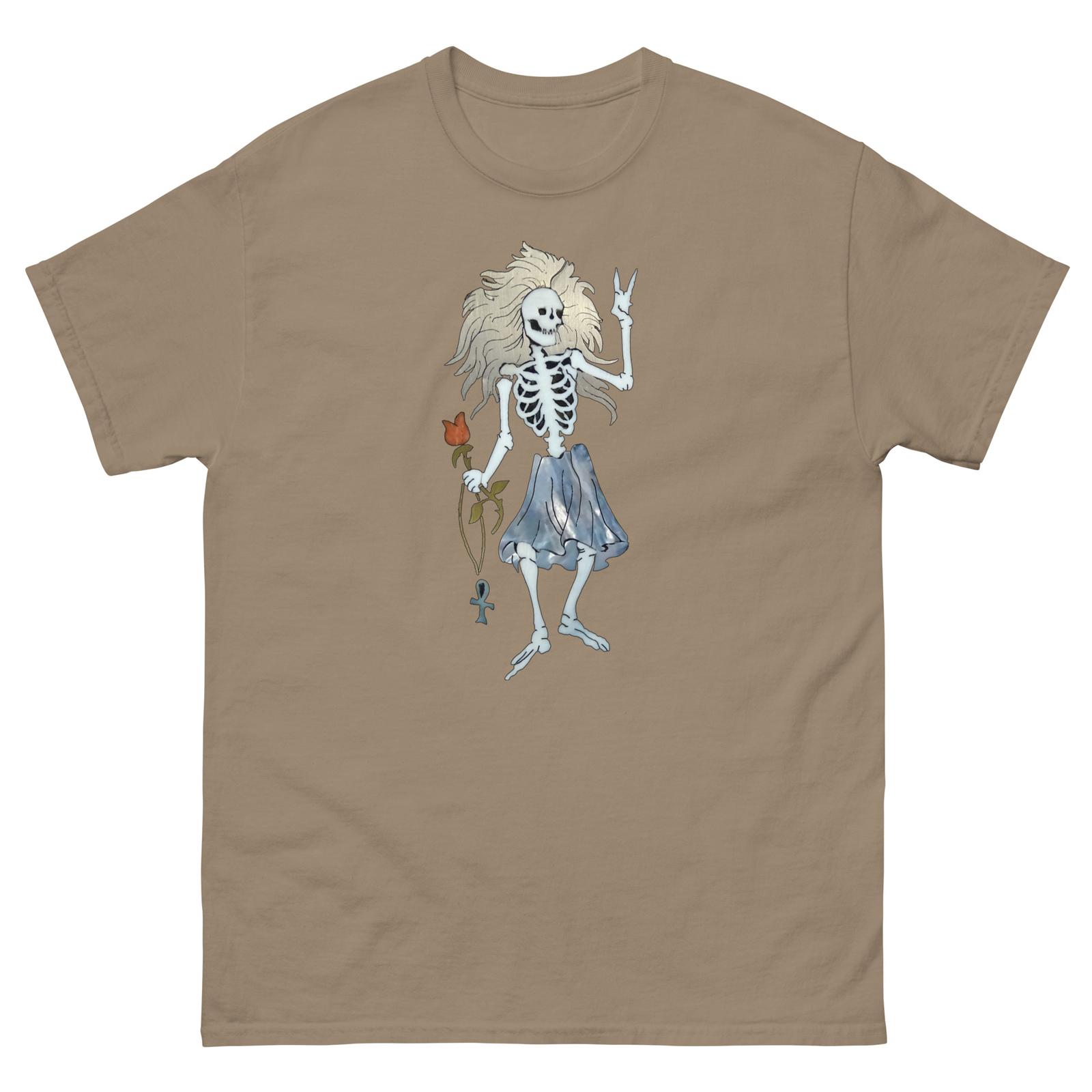 Jerry Garcia Rosebud Skeleton Grateful Dead Unisex classic tee XXL