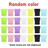 6pcs Plastic Square Succulent Flowerpots & Trays Mixed Candy Color Garden Horticulture Home Office Desktop Decoration YMY