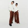 Lee X I Am Not Fat Tiger Series FW23 Elastic Waist Sports Pants Unisex pants Brown LUB007241204177A03039
