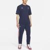 Air Jordan Paris Saint-Germain Statement Casual Sports Full Print Round Neck Short Sleeve Navy Blue Men's DB6509-410