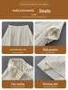 Elegant High-Waisted A-Line Pumpkin Skirt for Women, 2026 Spring/Autumn Collection, Mid-Length Fluffy Umbrella Design