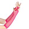 Fishnet Arm Gloves Women Fingerless Gloves Sexy Club Arm Sleeves Party Handwear Fishnet Gloves Music Festival Gloves