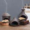 Ceramic Chimney Incense Burner Elegant Ash Catcher for Energy Cleansing Meditation Relaxation Home Decor Spiritual Gift