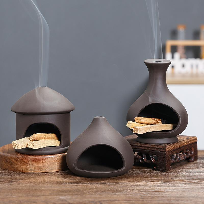 Ceramic Chimney Incense Burner Elegant Ash Catcher for Energy Cleansing Meditation Relaxation Home Decor Spiritual Gift
