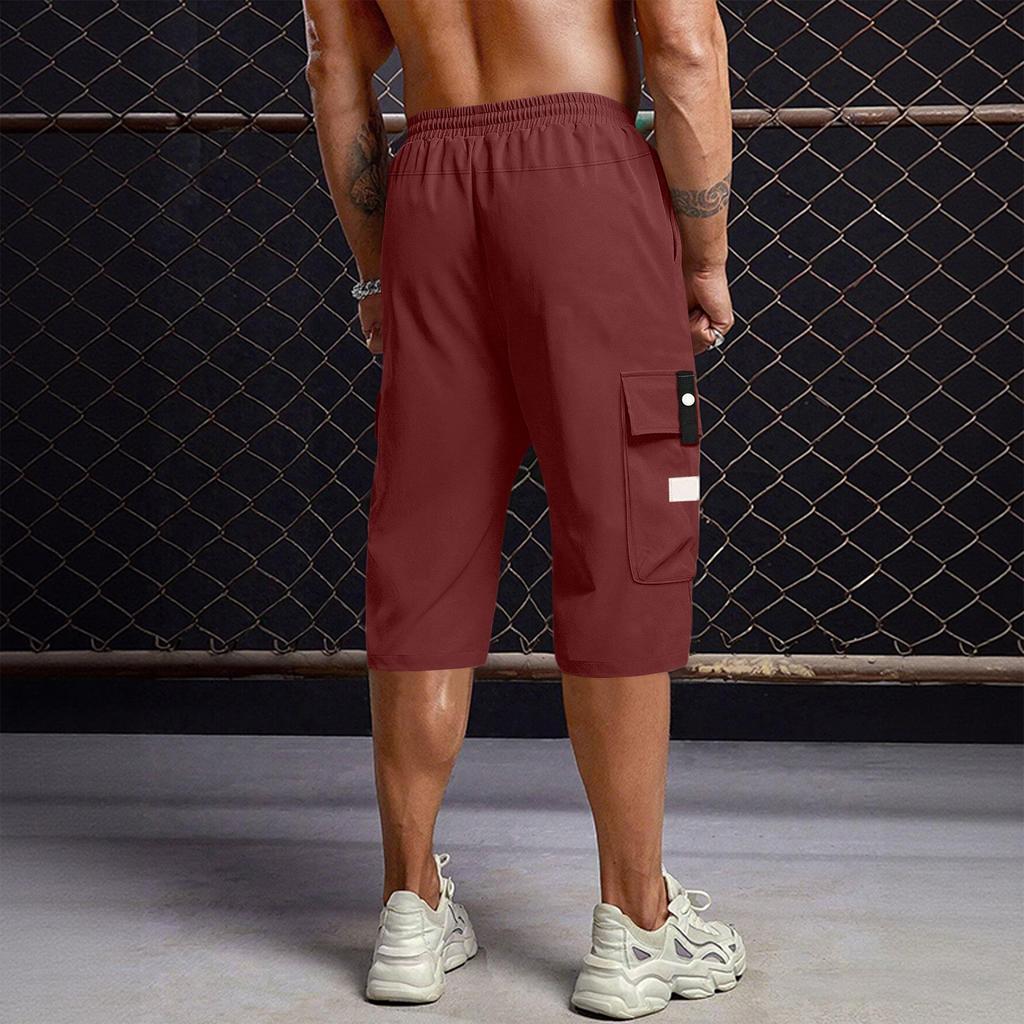 Pantaloni della tuta da uomo con lacci Pantaloncini cargo da uomo Pantaloni casual