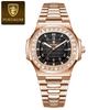 925 Hot New Trendy Classic Men Watch Stainless Steel Quartz Watches  Waterproof Luminous Watch for Men