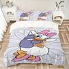 3pcs Daisy Duck Floral Print Cover Set Ultra Soft, Breathable, and Comfortable Bedding with Stylish Design for Bedroom and Guest Room Decor