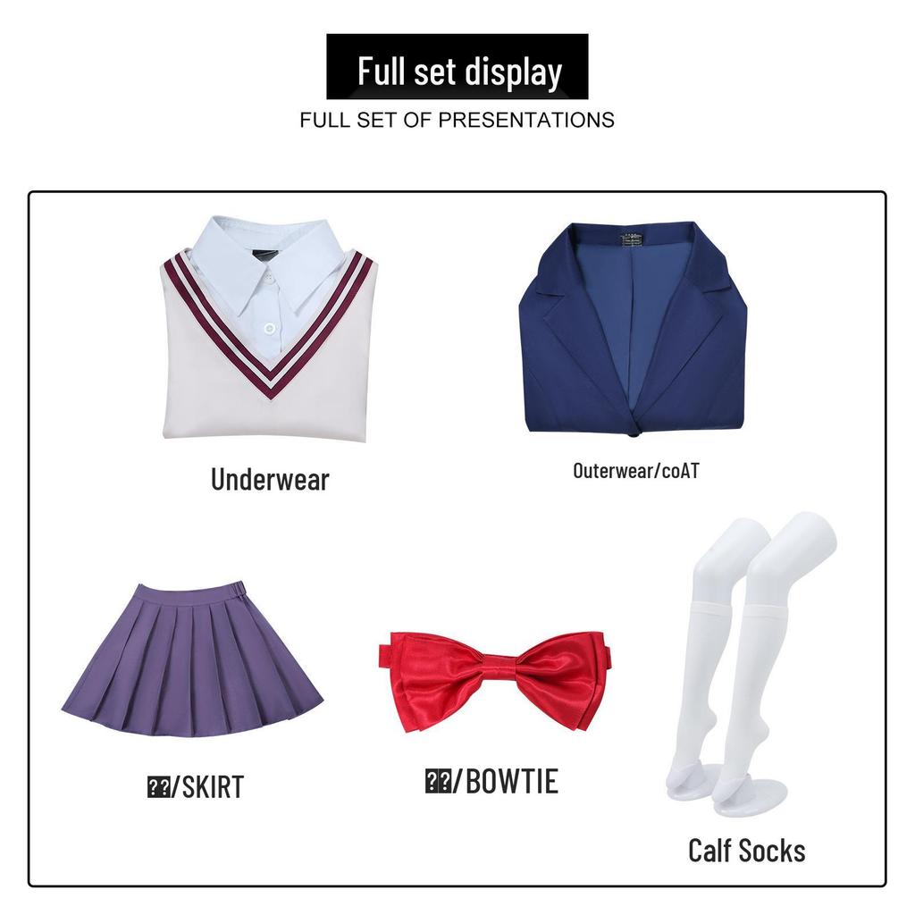 Bold Supernatural Armed Dang Dang Ken Takakura & Momoe Natsume Cosplay Costume 2D