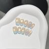 Handcrafted Short Wearable Nail Art Stickers - High-End Boutique False Nails