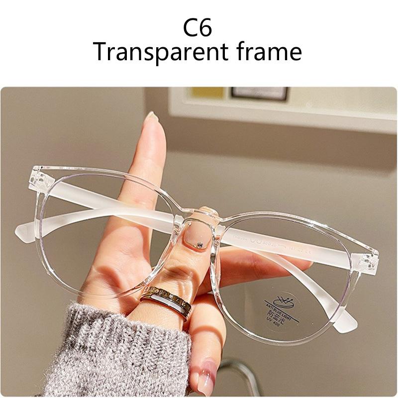 Men Women Computer Goggles Anti Blue Rays Radiation Blocking Glasses Anti-Uv Flat Mirror Eyeglasses Metal Blue Light Glasses