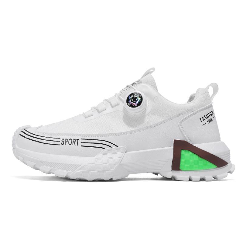 Rotary Buckle Climbing Trekking Shoes Man Breathable Mesh Men's Outdoor Hiking Shoes Anti-slip Walking Camping Sport Trail Shoes