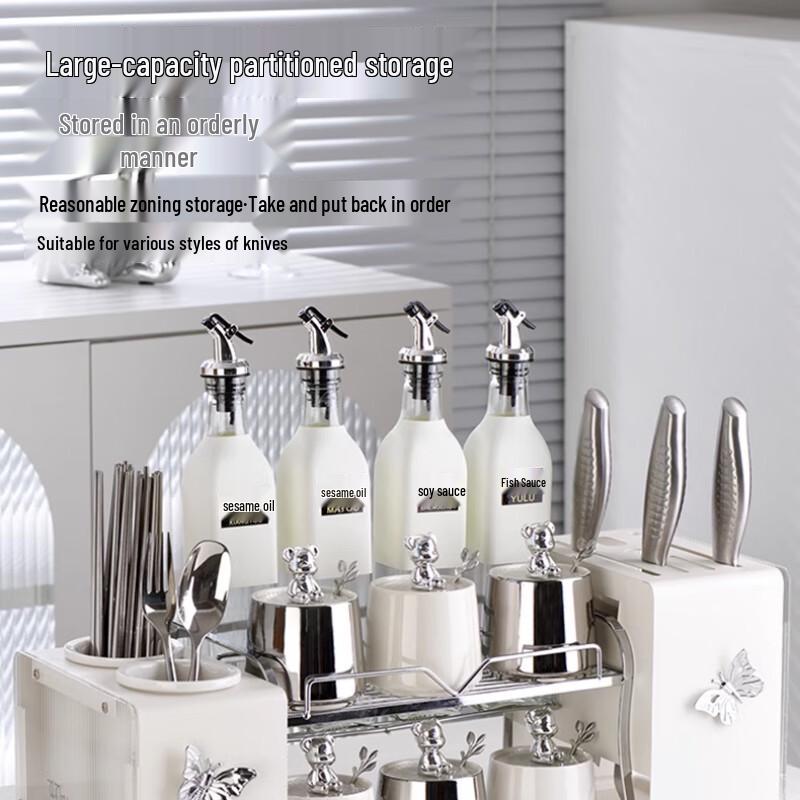 Elegant 11-Piece Spice Jar & Storage Set