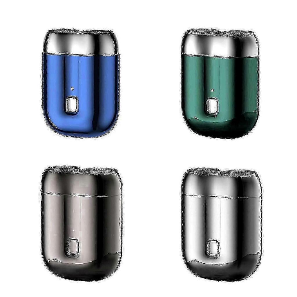 Elektrisk barbermaskine med dobbelt hoved til mænd - Mini USB-shaver, Bærbar, Vaskbar