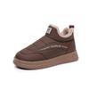 Boots Women's Winter New Casual Women's Comfortable Snow Boots Fleece Warm Non-Slip Cotton Boots One Kick Mom Shoes
