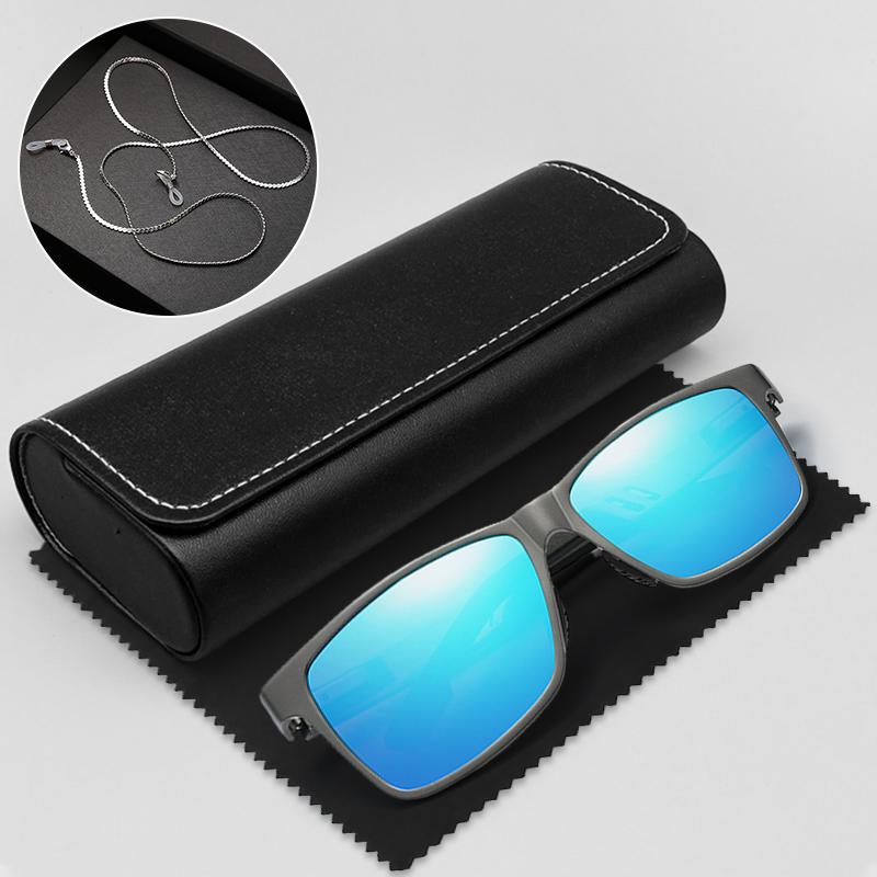 Men'S Outdoor Sunglasses Vintage Luxury Colorful Film Sun Glasses Travel Fishing Driving Sunglass With Box And Cloth