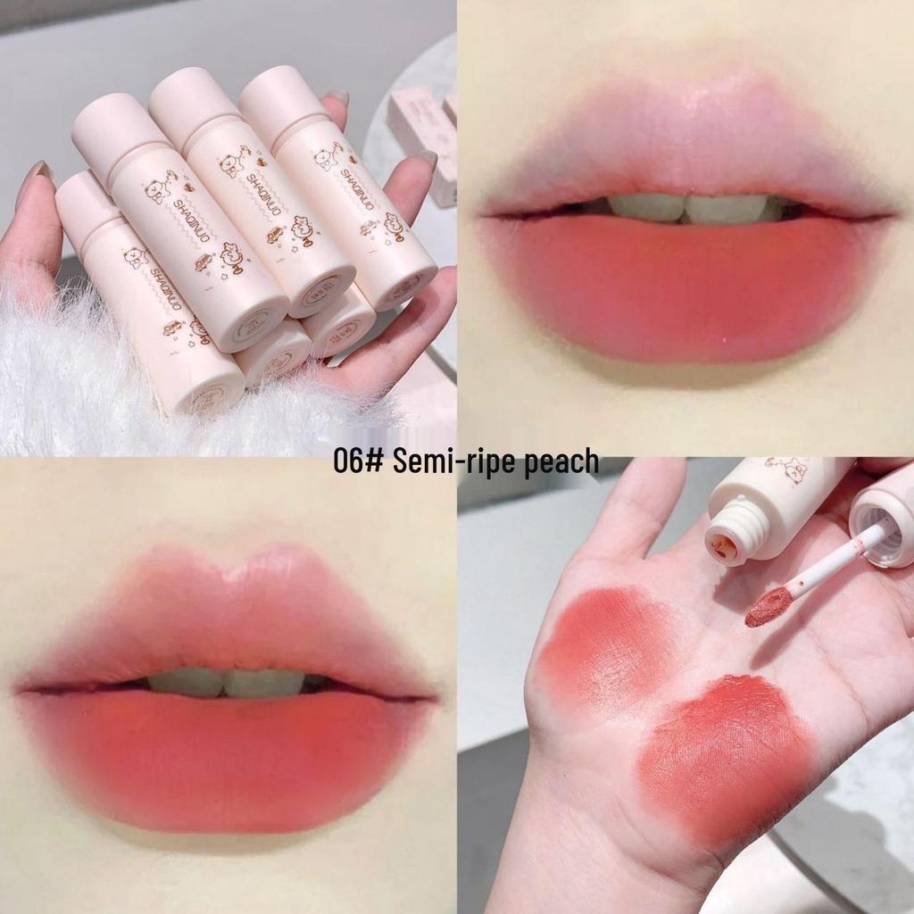 Shaqi Nuo Mengqu Cloud Mist Matte Velvet Long-Lasting Lipstick