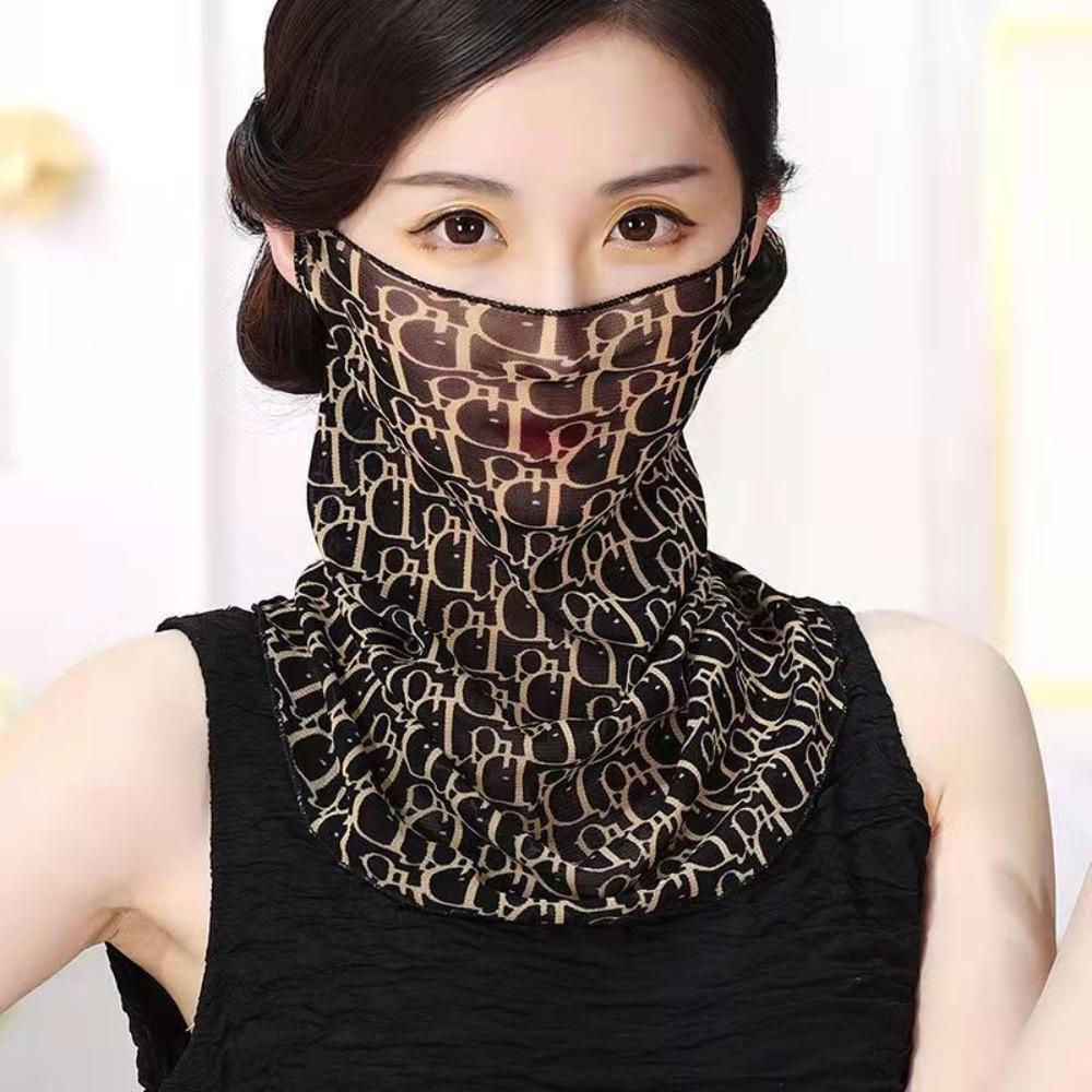 

Neck Protection Face Mask Anti-UV Scarfs Hot Sale Face Veil Summer 02
