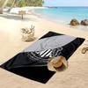 Asciugamano da Spiaggia con Stampa del Newcastle United Football, Asciugamano Grande Morbido ad Asciugatura Rapida per Spiaggia Campeggio Nuoto