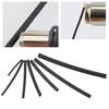 200 Psc Black Heat Shrinking Tube Set 2:1 Shrinking Ratio 10.4MPa 70 110 Celsius  Shrinkage Temp