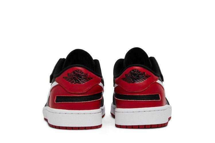 Men's Sneakers Nike Jordan 1 Low FlyEase Black White Gym Red Black/White/Gym Red