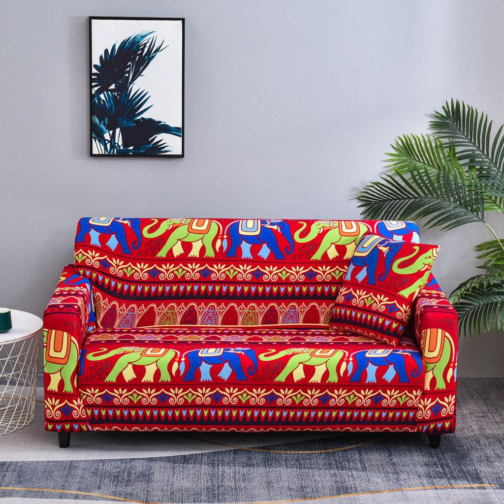 New Printed Stretch All Inclusive Sofa Cover Anti Slip  Dirt Proof and Cat Scratch All Inclusive Sofa Cover Sofa Cover