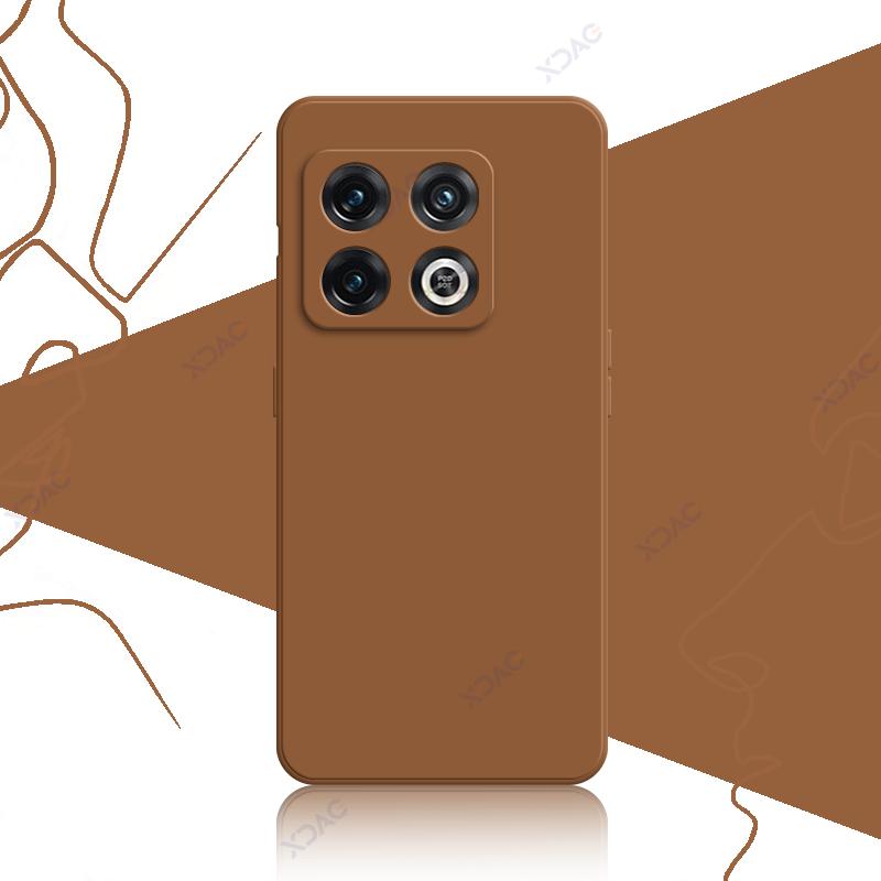 Mobile Phone Case for OnePlus 10 Pro One Plus 10Pro 5G 360 Soft Luxury Square Liquid Silicone Back Cover Waterproof Bag